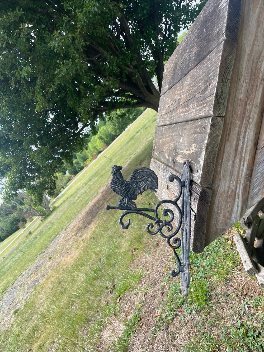 Rooster Wall Hook Bracket in Black - Decorative Home Wall Decor